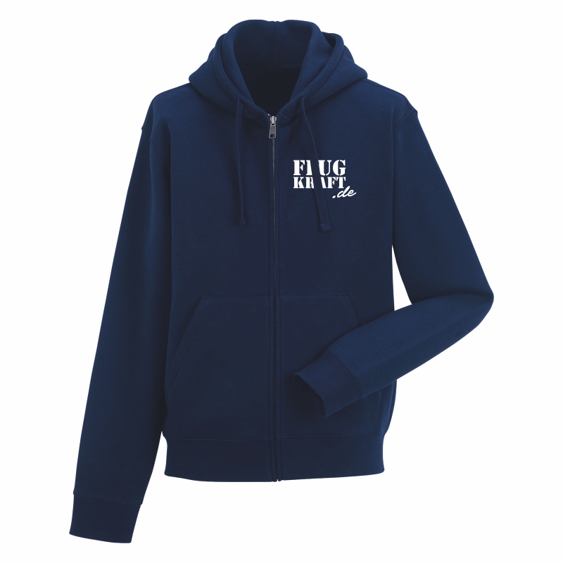 Herren Sweatjacke - Helden Button dunkelblau 4XL