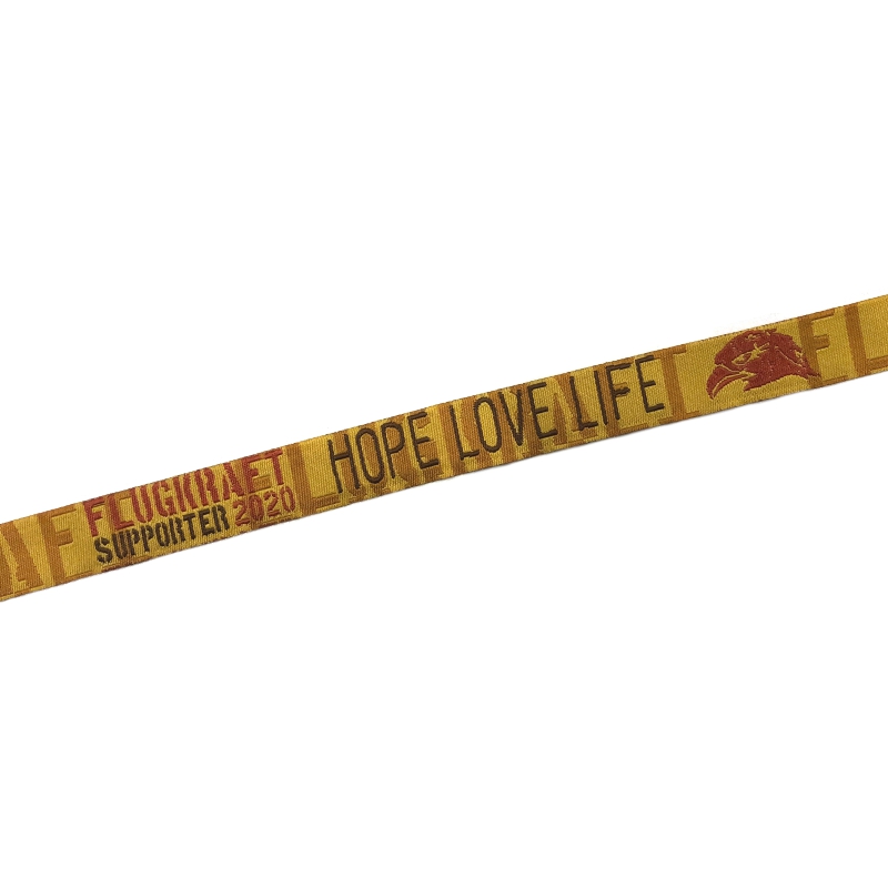Flugkraft Stoffarmband Supporter 2020 senfgelb