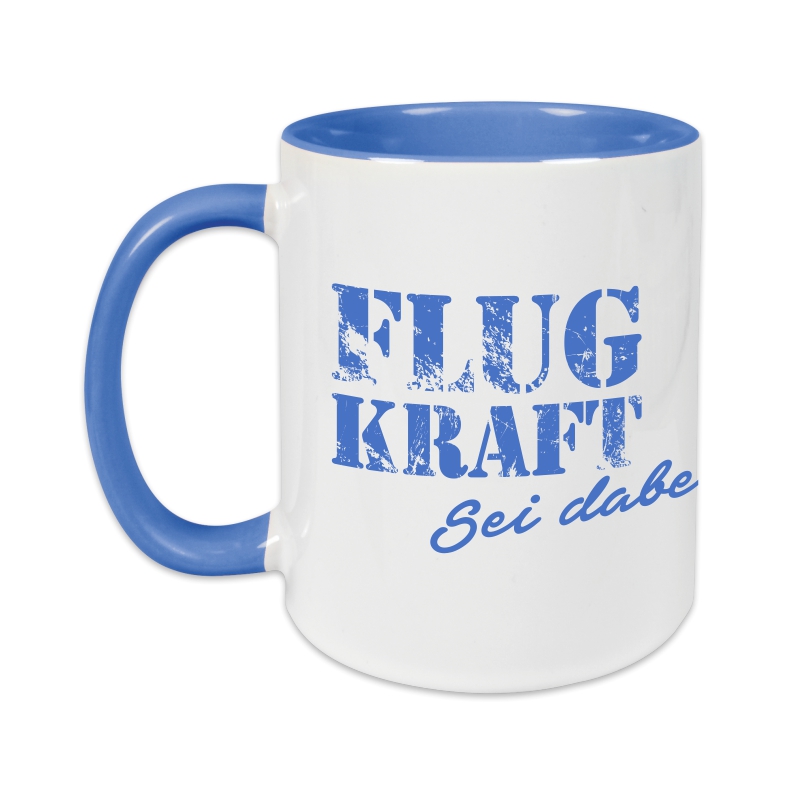 Flugkraft Tasse - Hoffnung hellblau