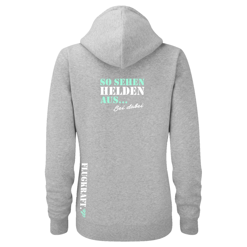 Damen Hoodie - Held grau XL