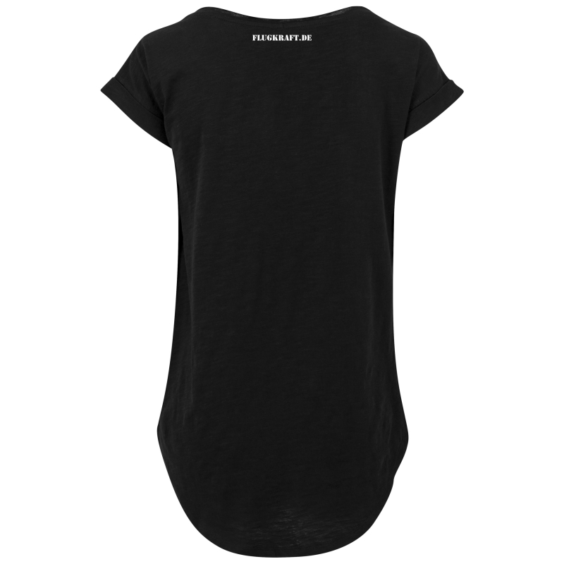 Damen T-Shirt oversized - i am schwarz