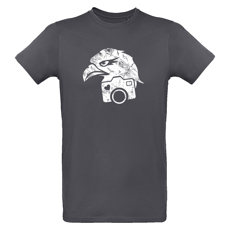 Herren T-Shirt - Vintage Adler dunkelgrau 3XL