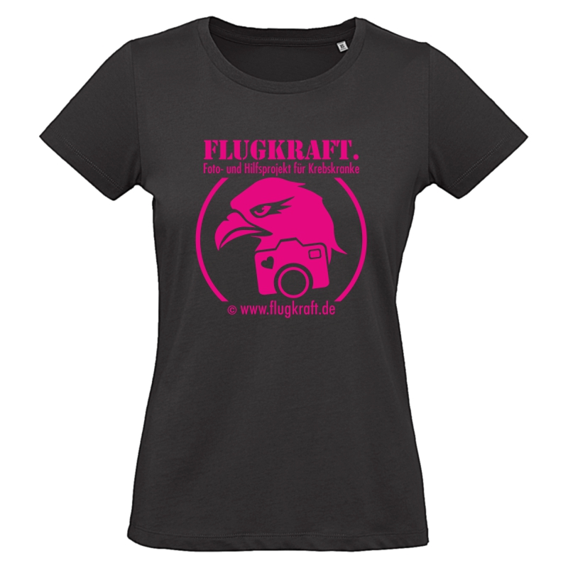 Damen T-Shirt - Logo neon