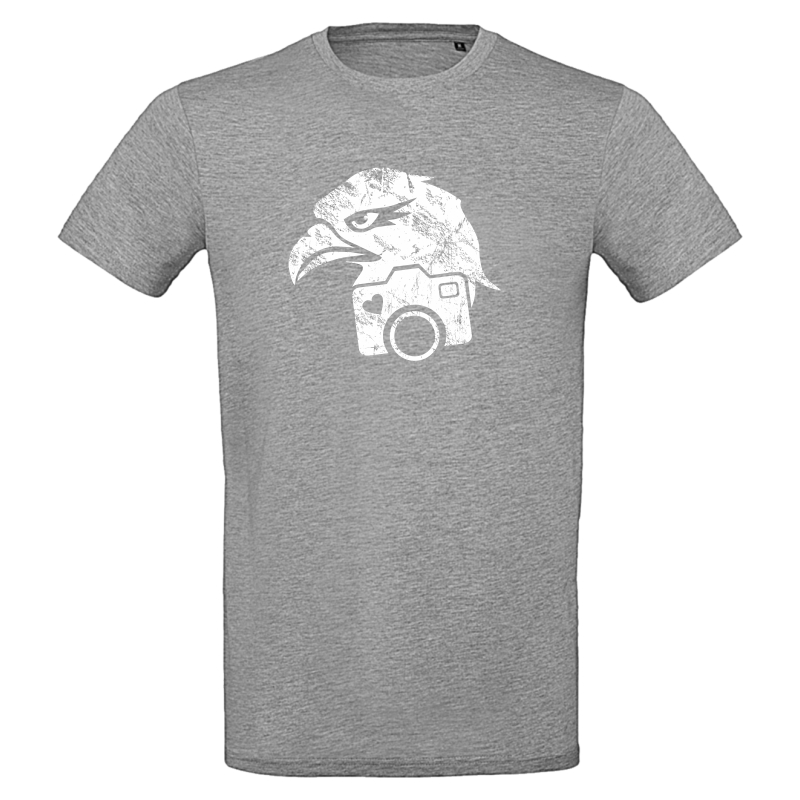 Herren T-Shirt - Vintage Adler grau 3XL