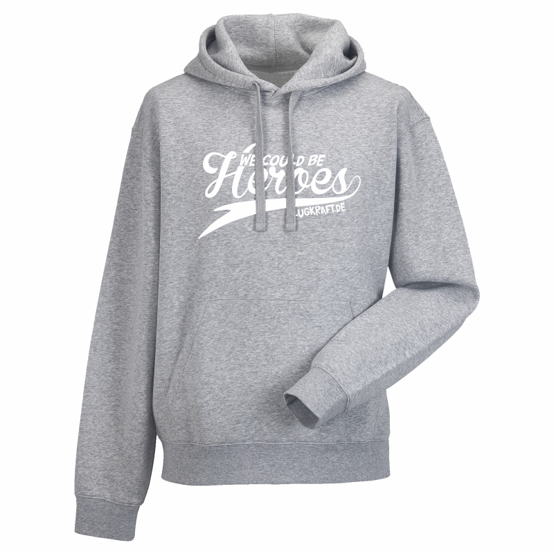 Herren Hoodie - We could be heroes grau 4XL