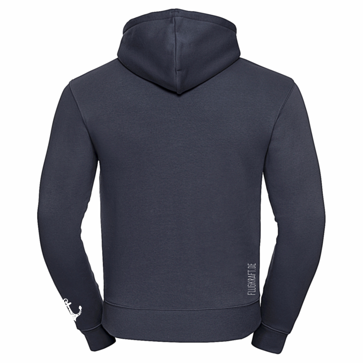 Herren Hoodie - Anker dunkelblau 4XL