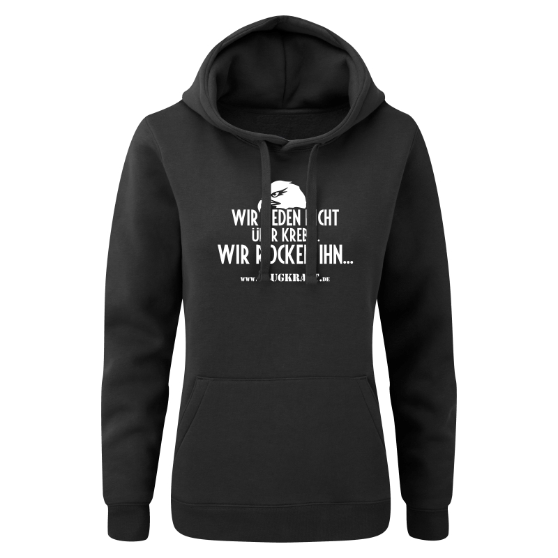 Damen Hoodie - Wir rocken schwarz XL