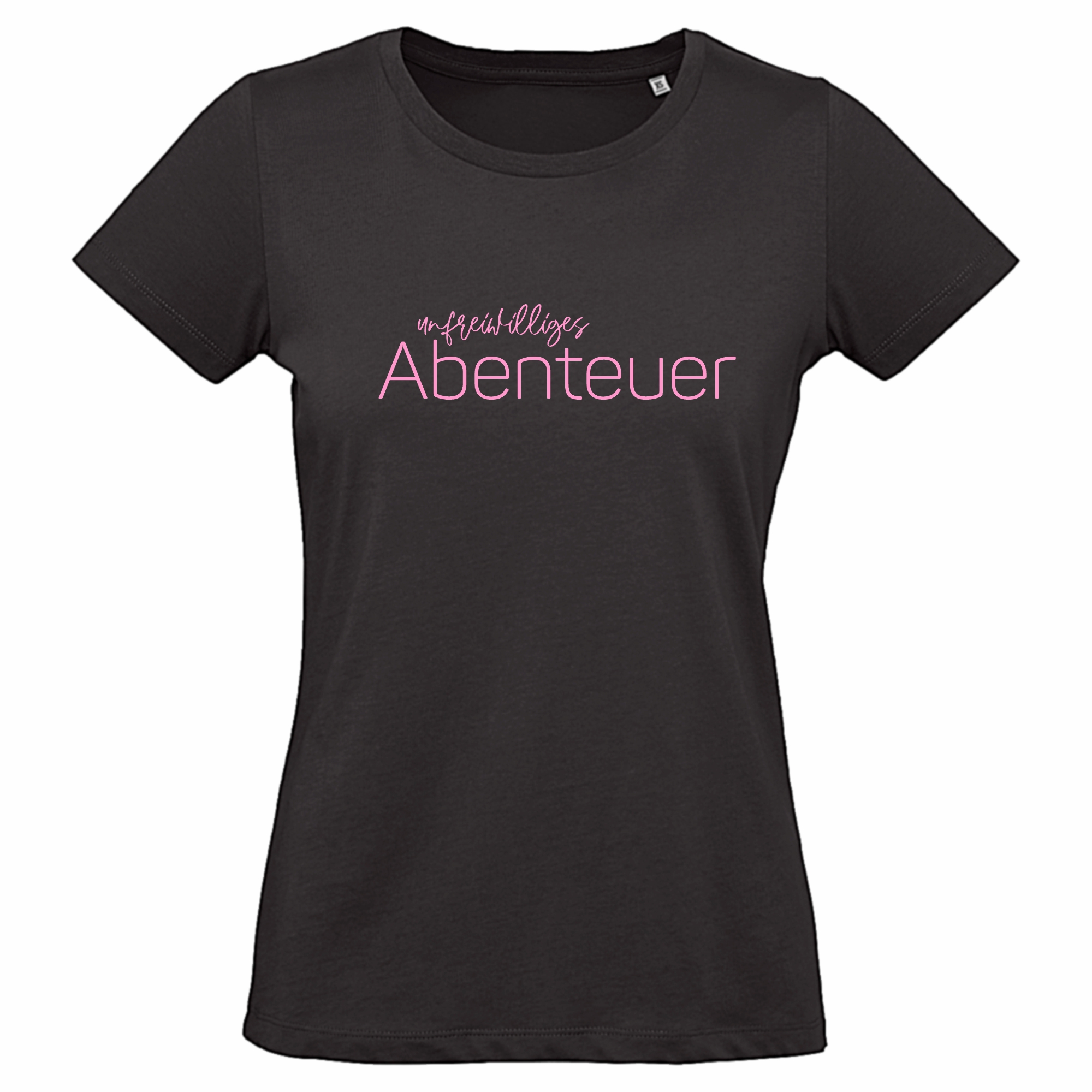 Damen T-Shirt - Unfreiwilliges Abenteuer schwarz 2XL