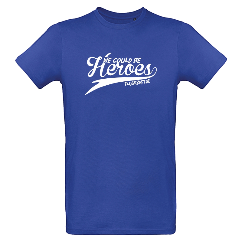 Herren T-Shirt - We could be heroes royalblau 3XL
