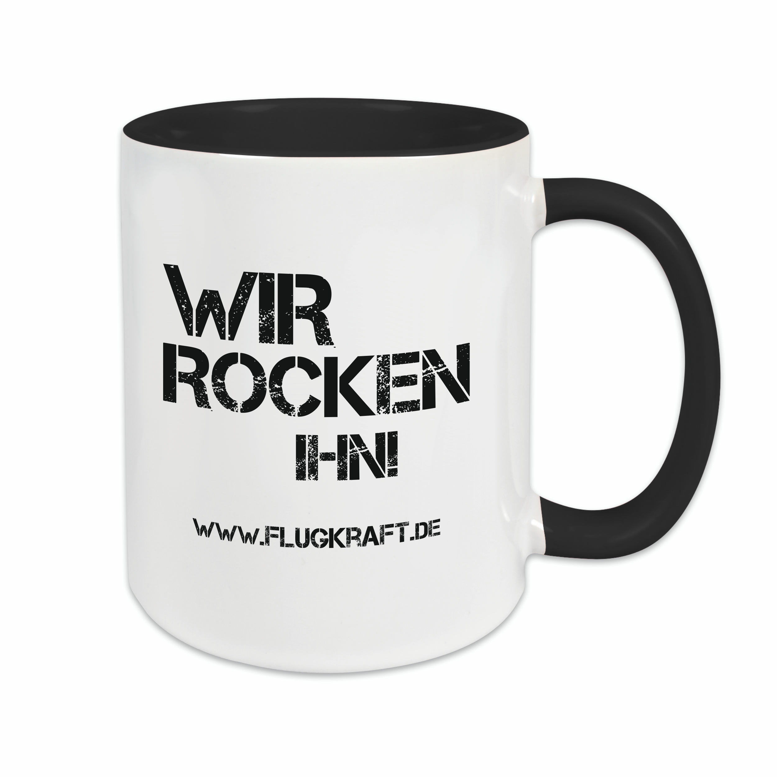 Flugkraft Tasse - Wir rocken ...