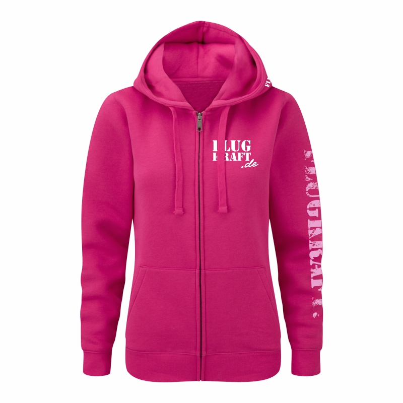 Damen Sweatjacke - Vintage Adler pink XS