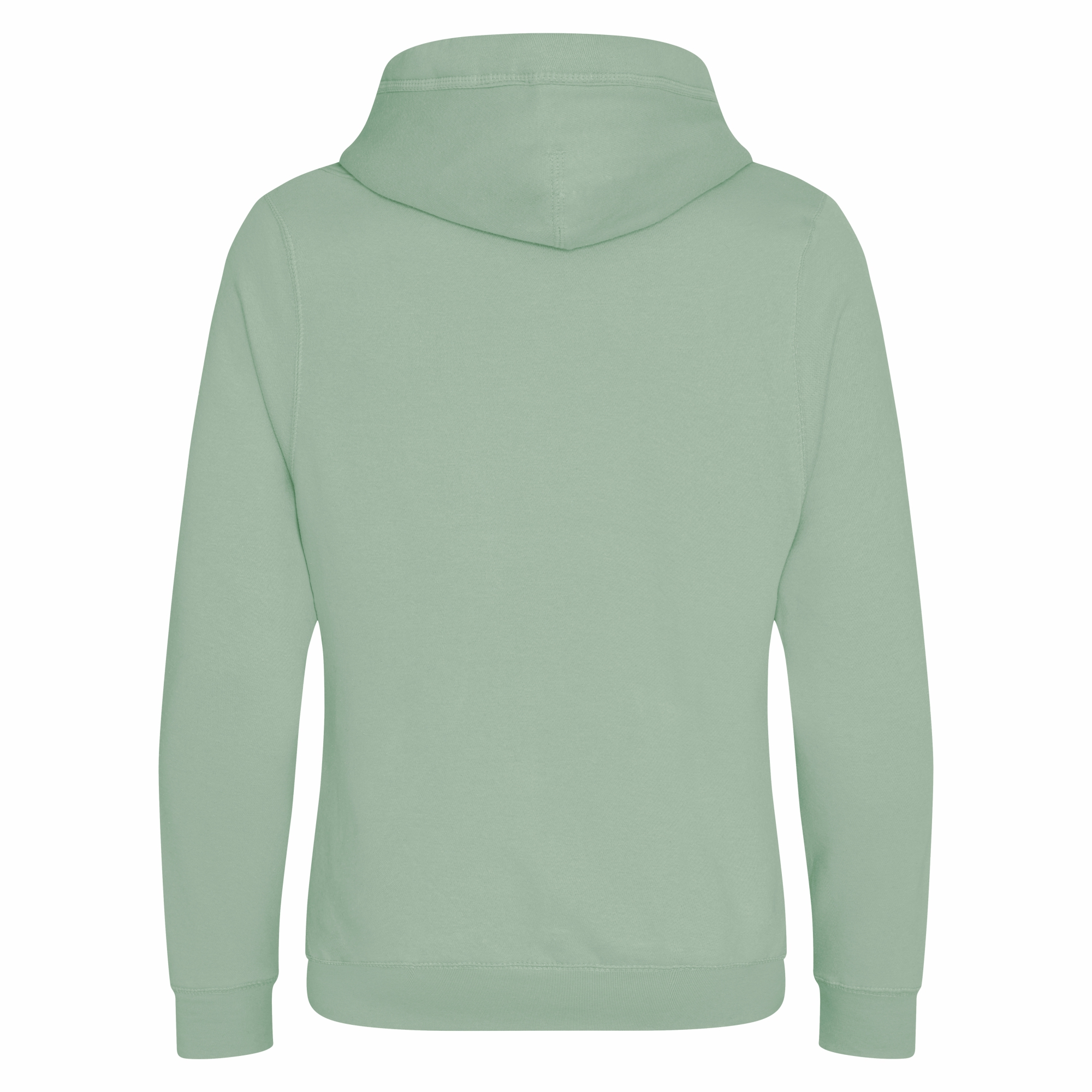 Unisex Cross Neck Hoodie - Flugkraft Schriftzug dusty green XXL