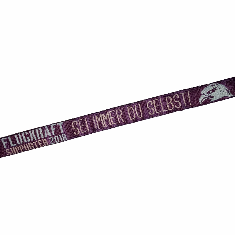 Flugkraft Stoffarmband Supporter 2018 violett