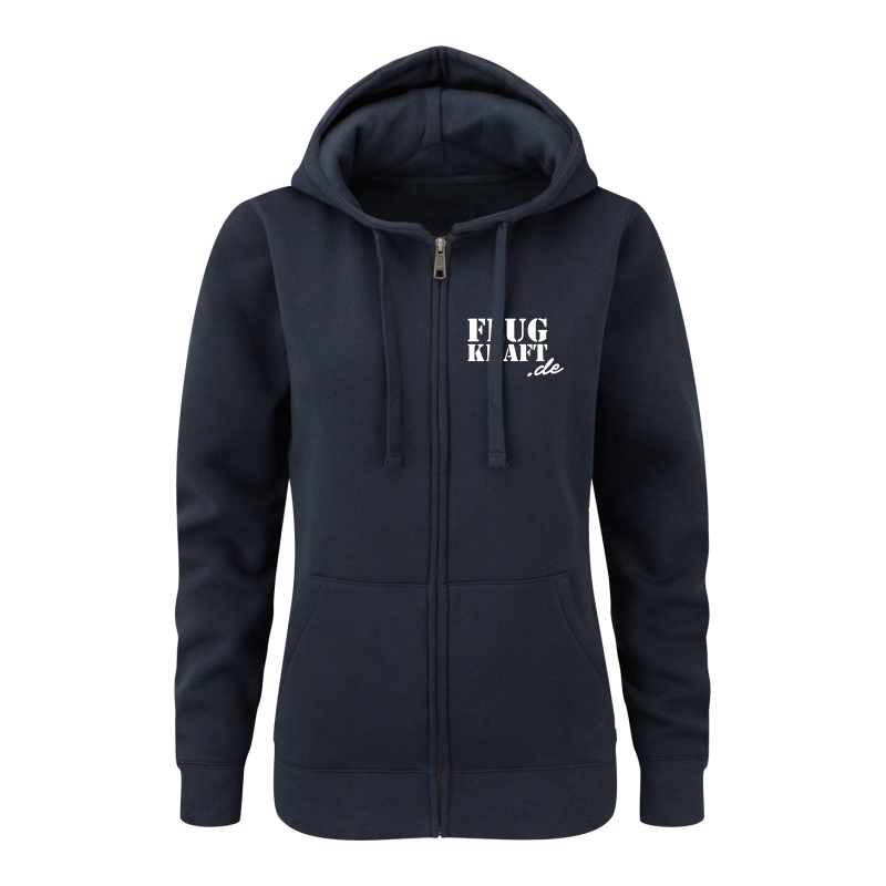 Damen Sweatjacke - Helden Button dunkelblau XXL