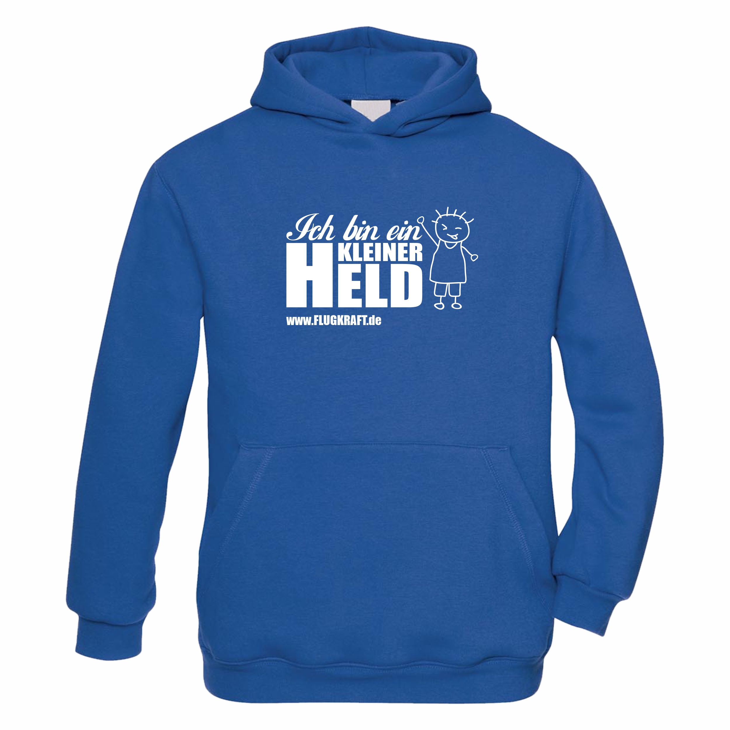 Kinder Hoodie - Ich bin ein kleiner Held royal 152