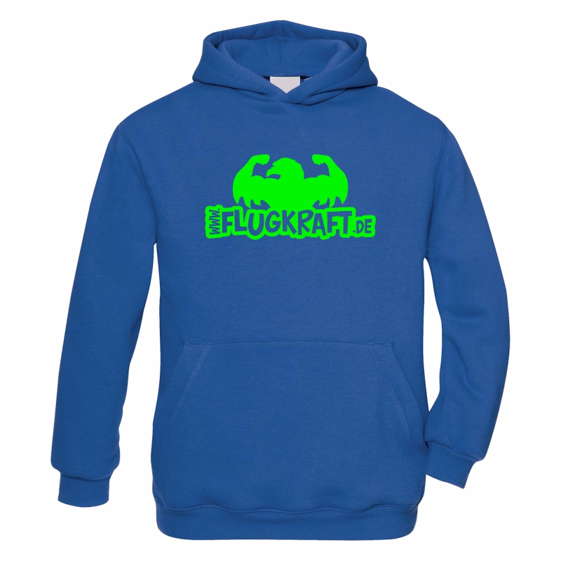 Kinder Hoodie - Eagleman royalblau 152-164