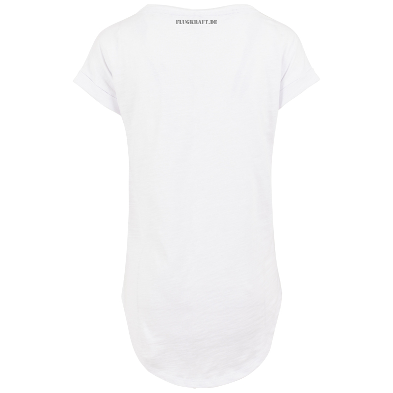 Damen T-Shirt oversized - now weiß