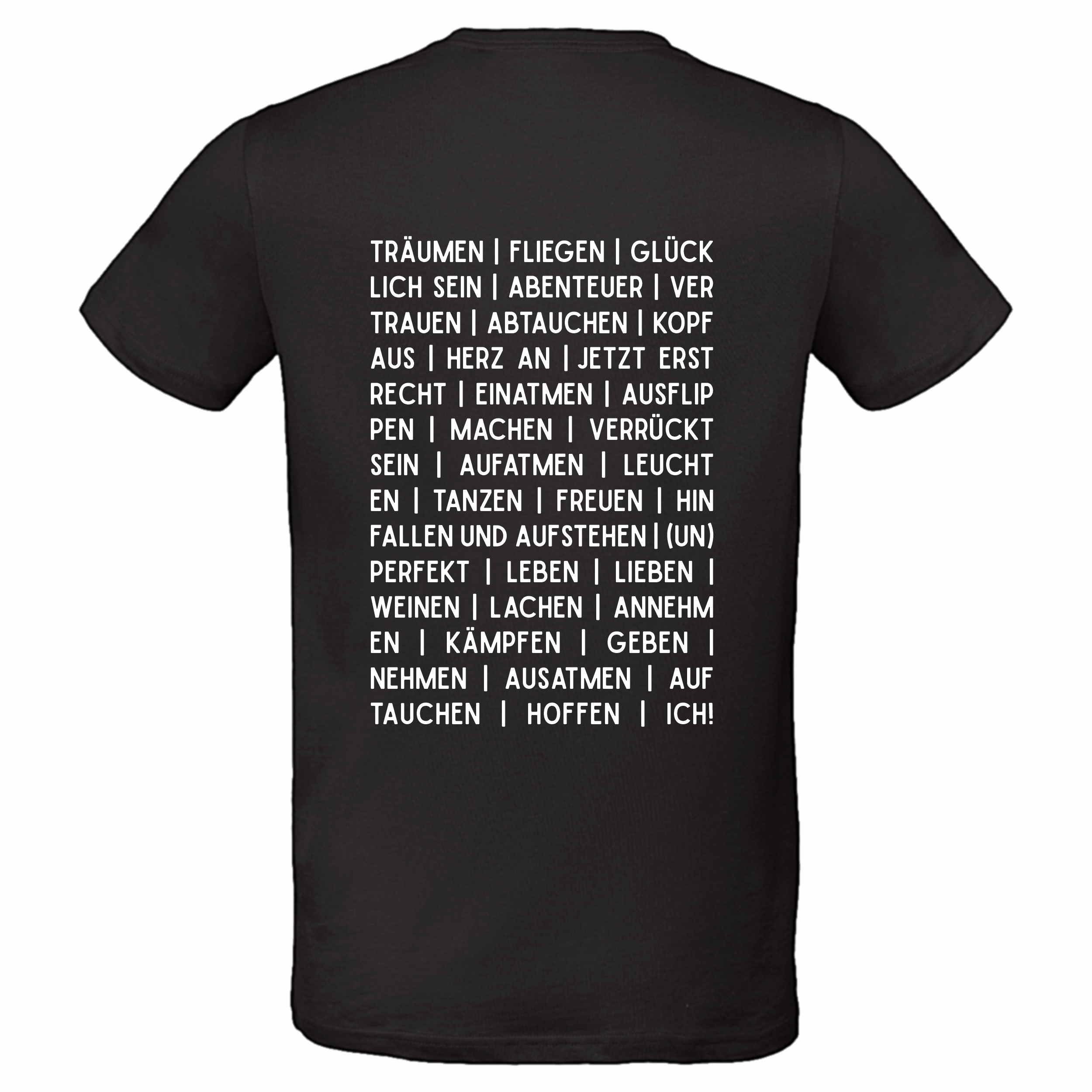 Herren T-Shirt - Ich! schwarz 3XL