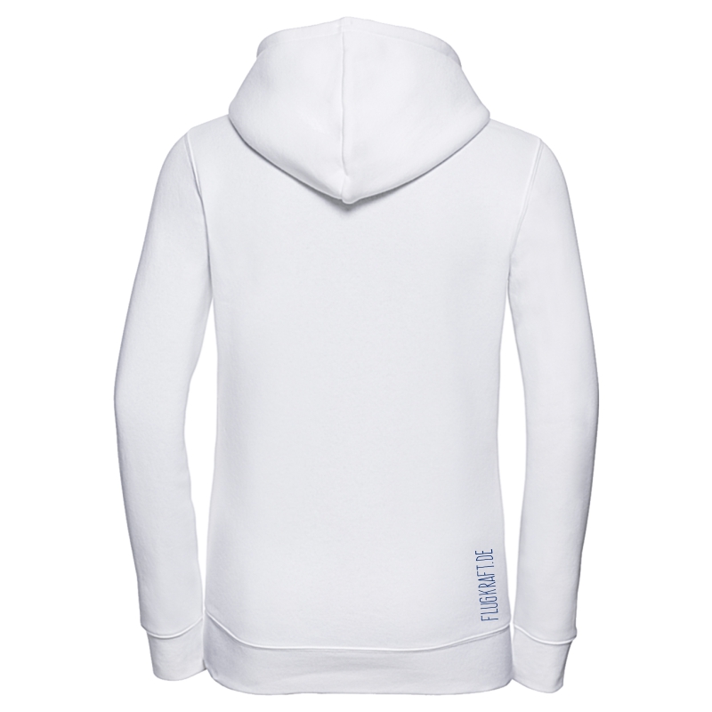 Damen Hoodie - Anker weiß XL