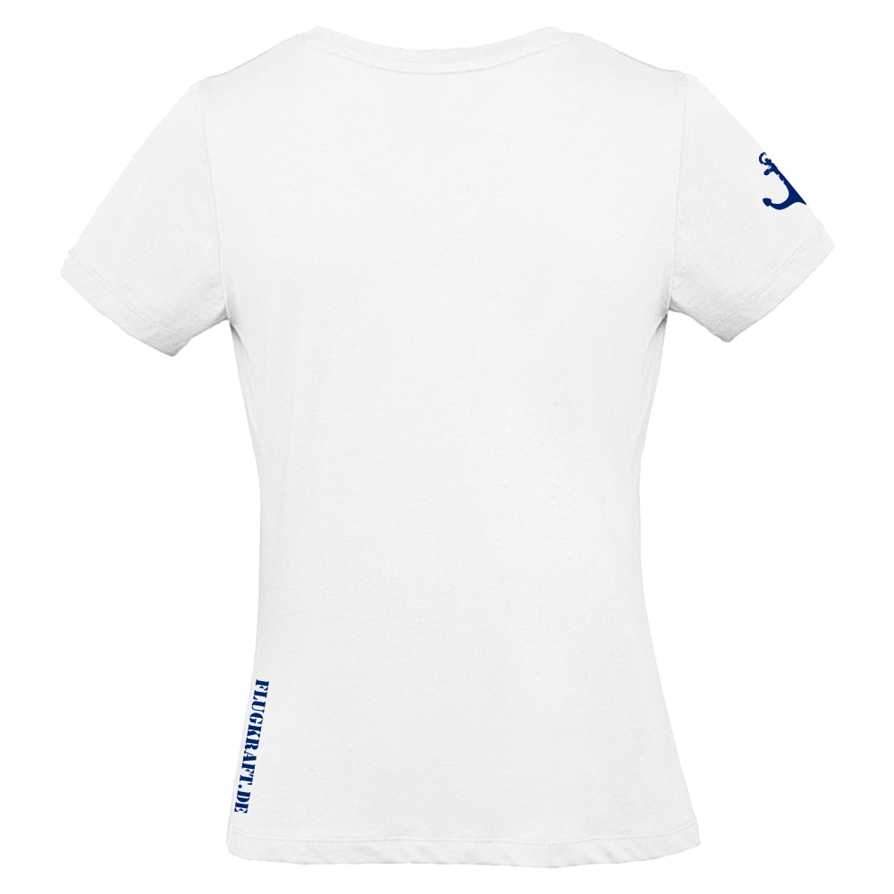 Damen T-Shirt - Anker weiß 2XL