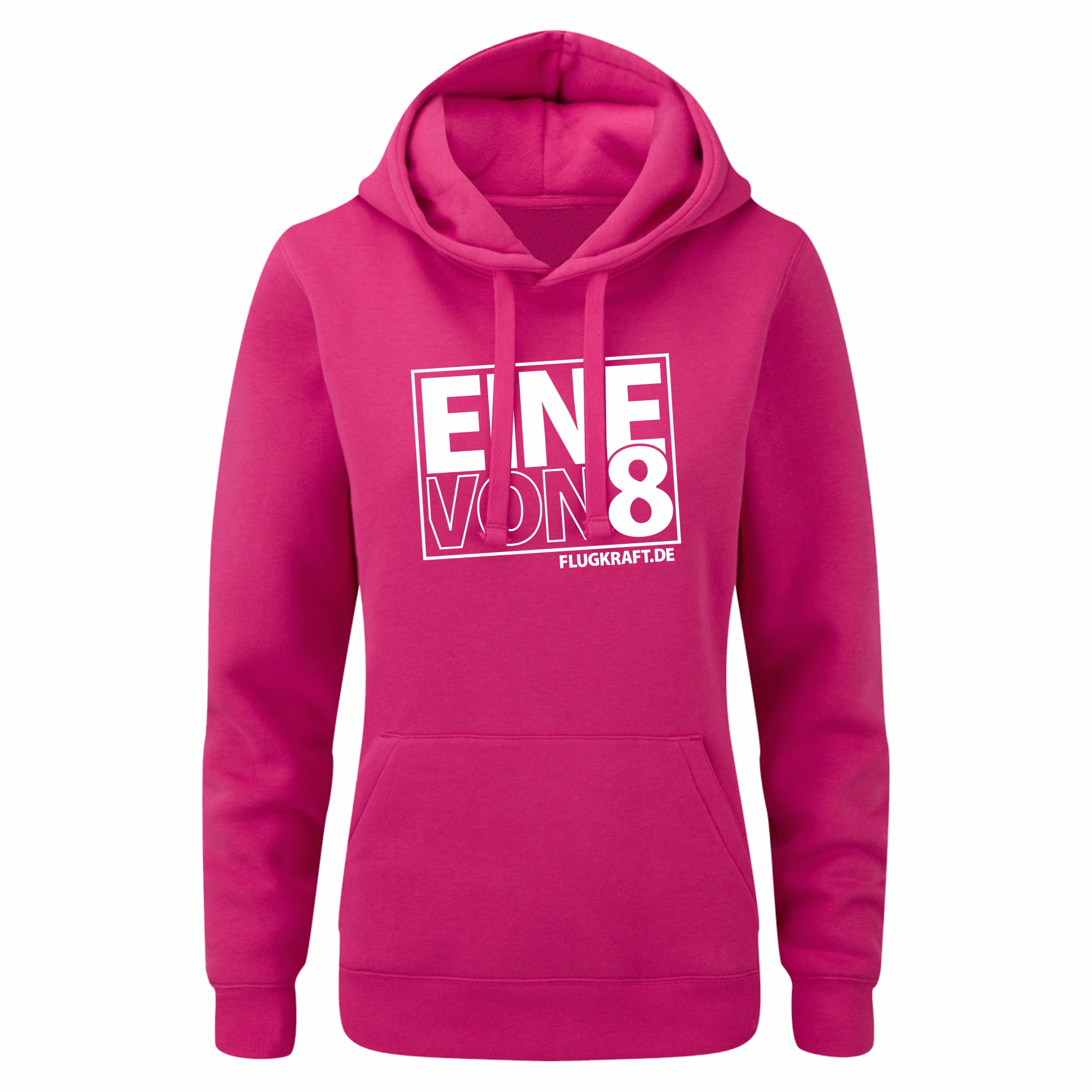 Damen Hoodie - Eine von 8 pink XL