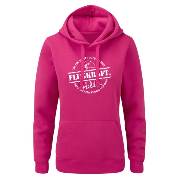 Damen Hoodie - Helden Button