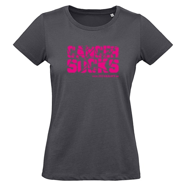 Damen T-Shirt - Cancer Sucks