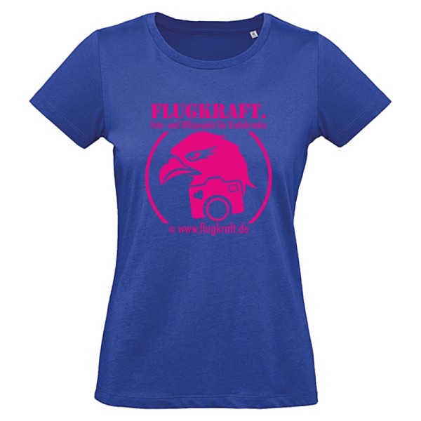 Damen T-Shirt - Logo neon