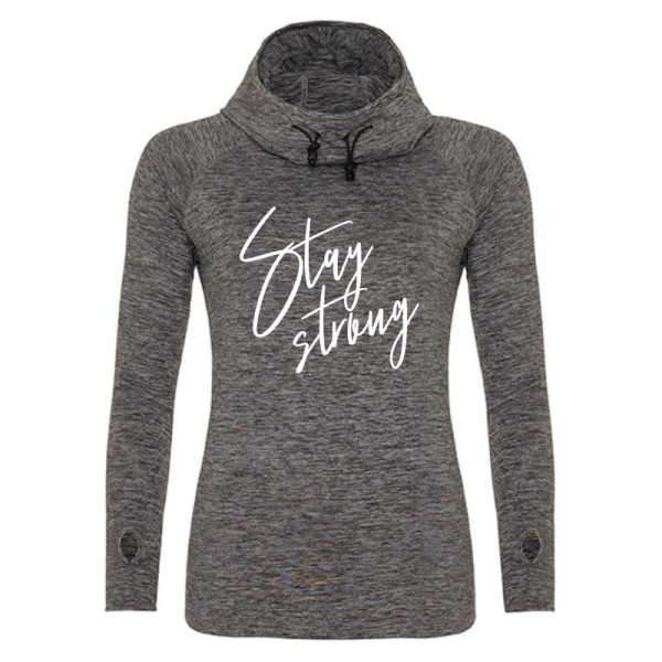 Damen Sport Hoodie - Stay Strong