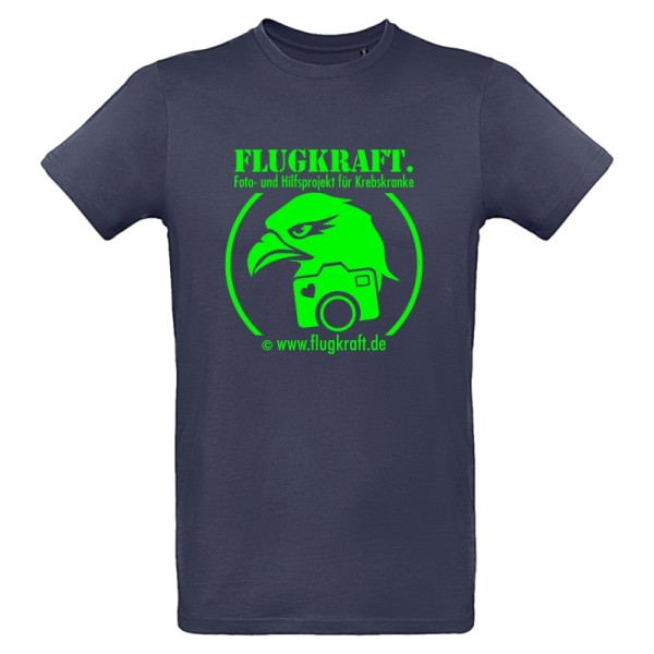Herren T-Shirt - Logo neon