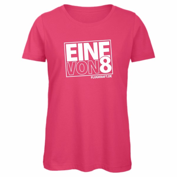 Damen T-Shirt - Eine von 8 pink