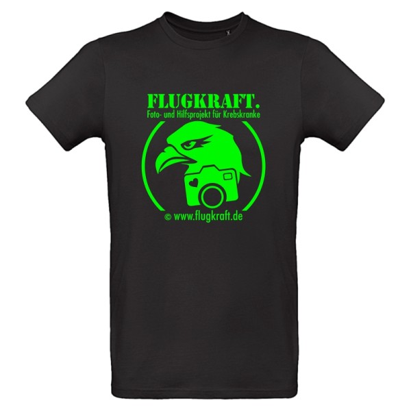 Herren T-Shirt - Logo neon