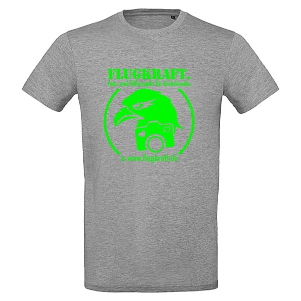 Herren T-Shirt - Logo neon