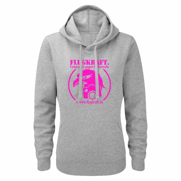 Damen Hoodie - Logo neon