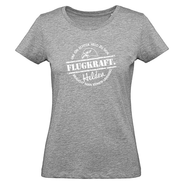 Damen T-Shirt - Helden Button