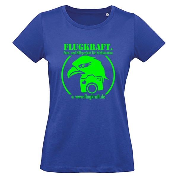 Damen T-Shirt - Logo neon