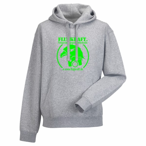 Herren Hoodie - Logo neon