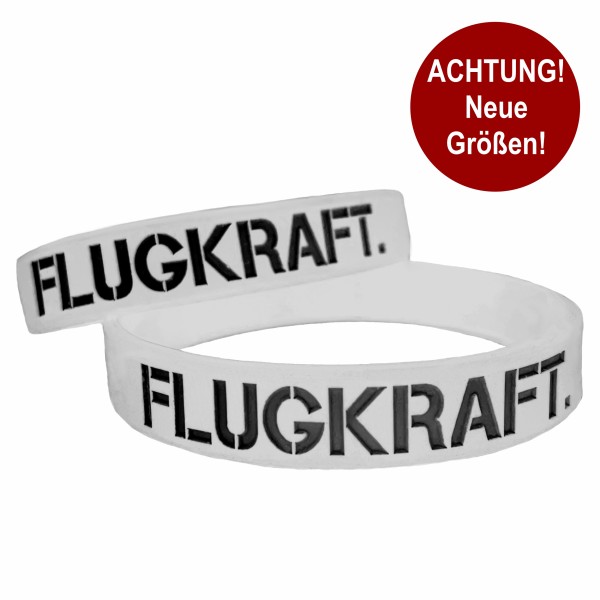 Flugkraft Armband weiß