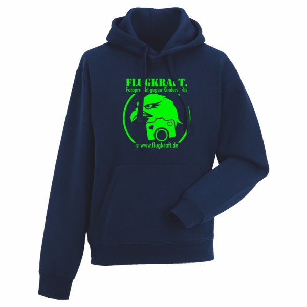 Herren Hoodie - Logo neon