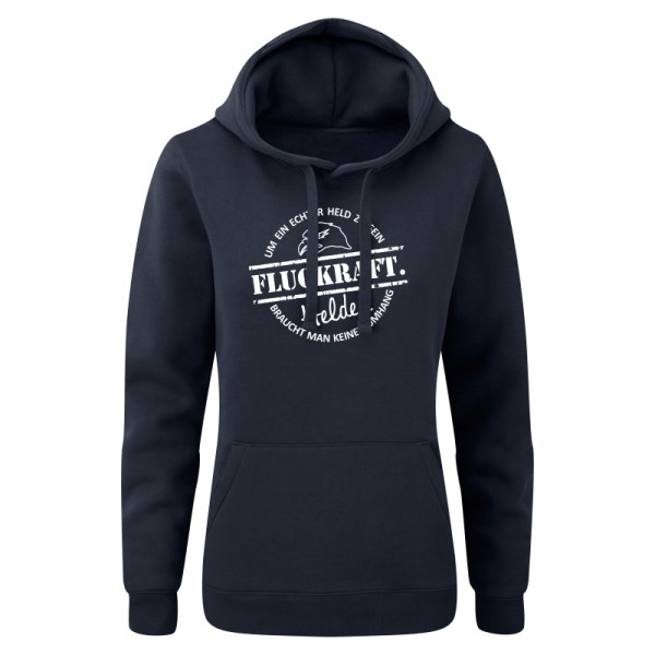 Damen Hoodie - Helden Button