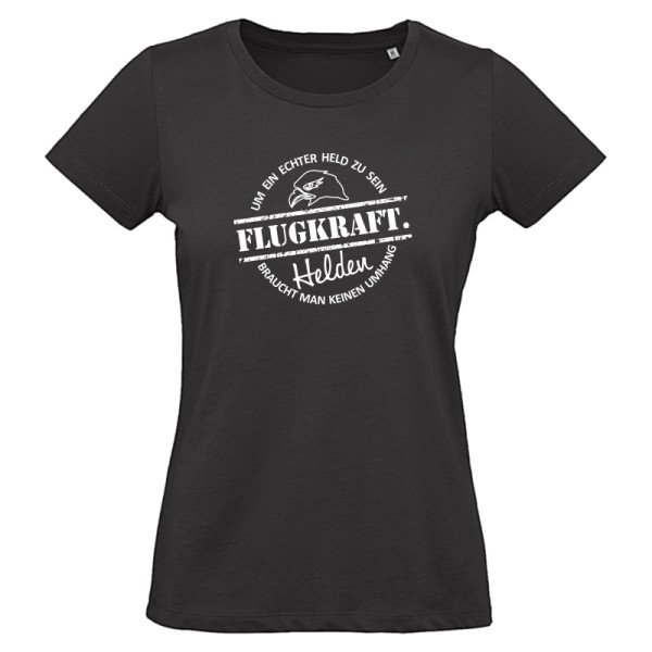 Damen T-Shirt - Helden Button