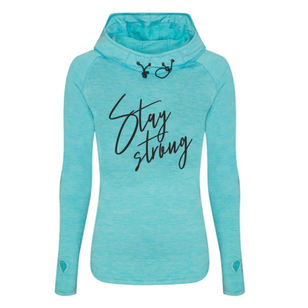 Damen Sport Hoodie - Stay Strong