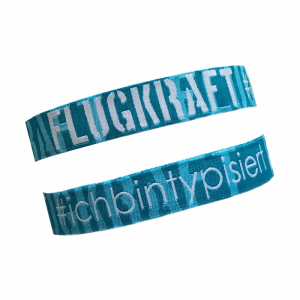 Flugkraft Stoffarmband - #ichbintypisiert